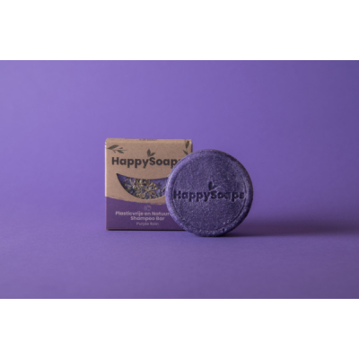 HappySoaps - Purple Rain shampoo bar(Roos en normaal haar) HappySoaps - Purple Rain shampoo bar(Roos en normaal haar)